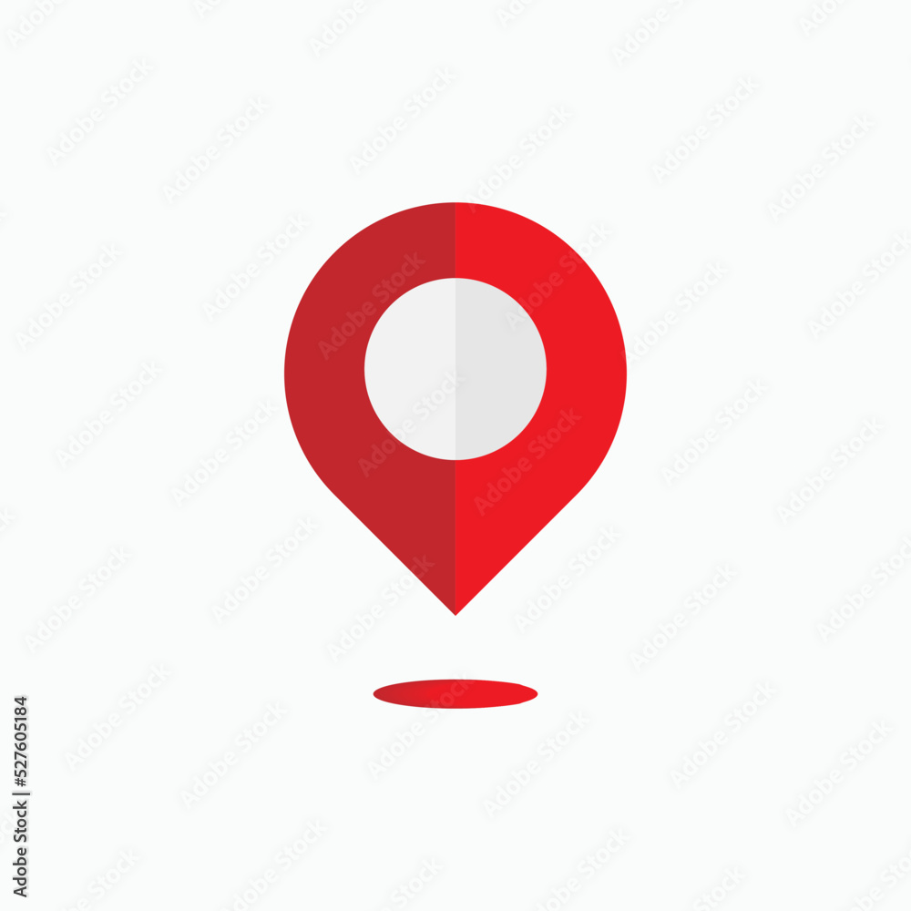 Pin Icon - Vector Sign and Symbol for Design, Presentation, Website or Apps Elements. Pin Icon - Vector Sign and Symbol for Design, Presentation, Website or Apps Elements.