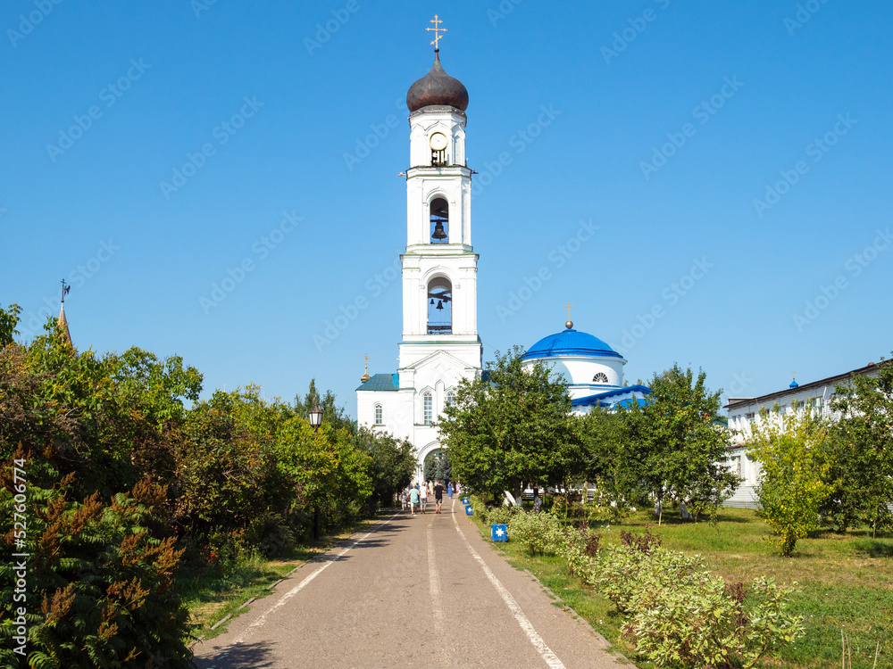 path to Raifa Bogoroditsky Monastery. It is the largest active male monastery of Kazan diocese of Russian Orthodox Church
