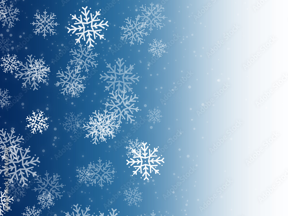 Icon Snowflake Christmas background
