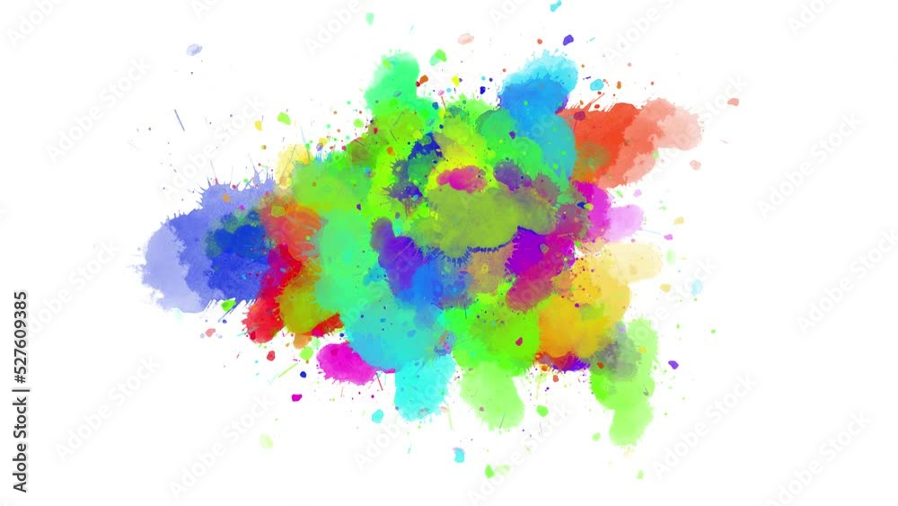 Ink splatter compositing colorful brush strokes. Abstract ink splatter transition. ink brush stroke, fluid art background, overlay, alpha matte composition. Ink splatter compositing colorful brush strokes. Abstract ink splatter transition. ink brush stroke, fluid art background, overlay, alpha matte composition.
