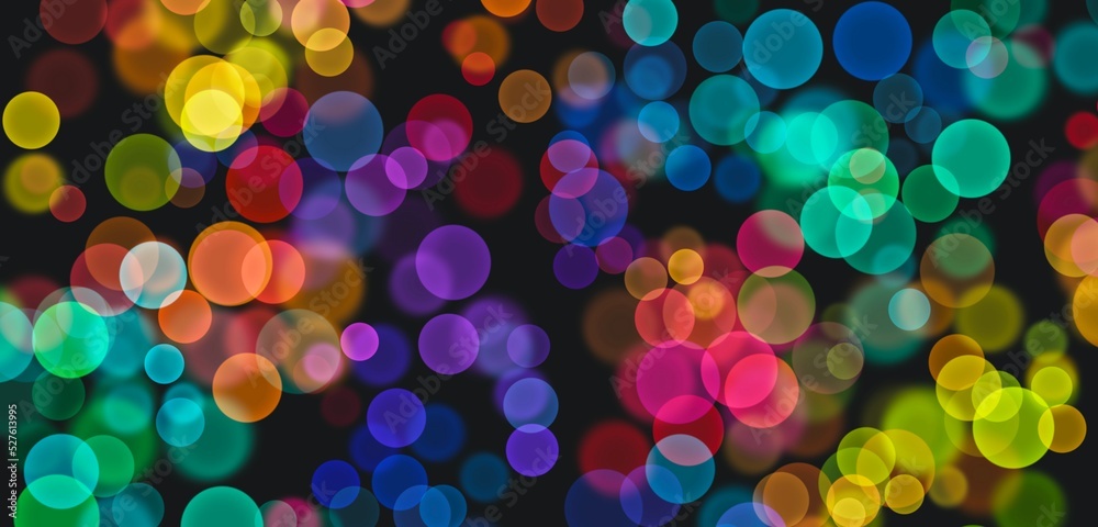 Dreamy colors lights art background