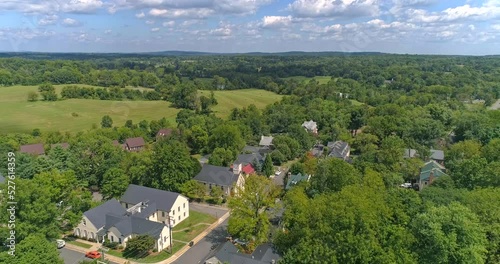 Houses and Apartments near downtown Middleburg, Virginia, in western Loudoun County photo