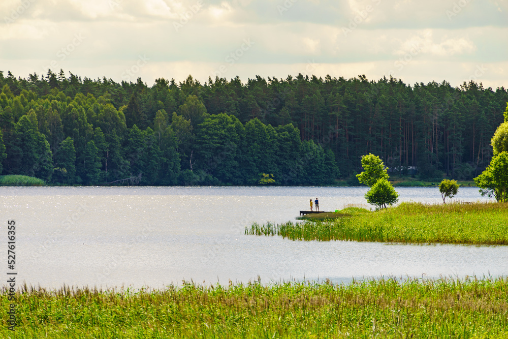 Fototapeta premium Lake on Masuria, Poland