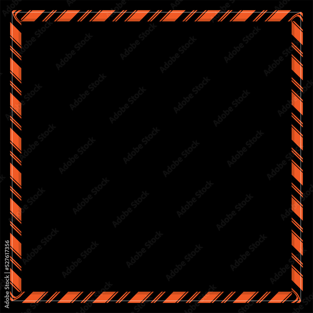 Special halloween frame with candy canes Special halloween frame with candy canes