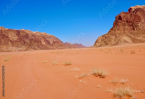 Wundersch  nes Wadi Rum in Jordanien 