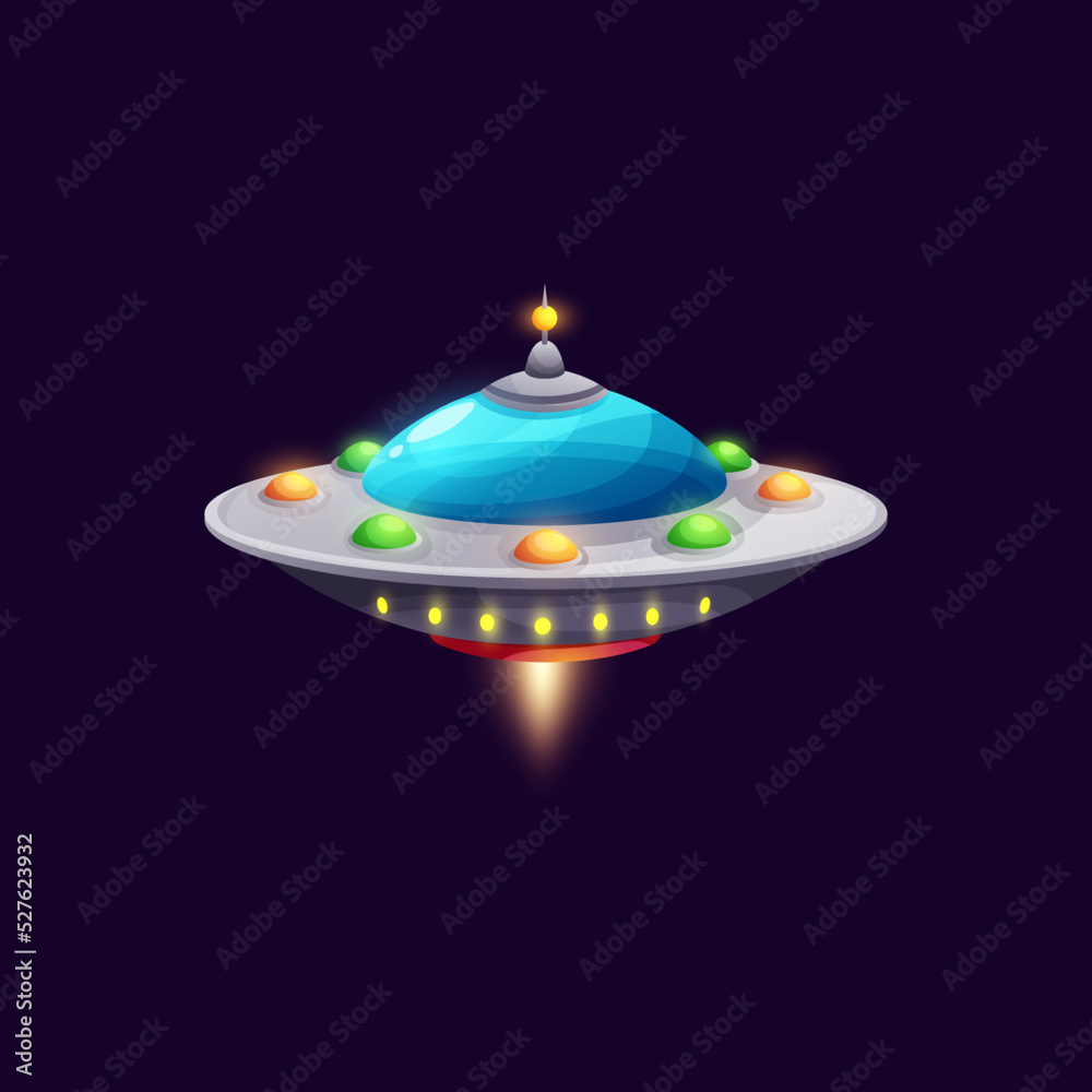 Ufo Alien Spaceship Extraterrestrial Sci Fi Station Saucer Shaped