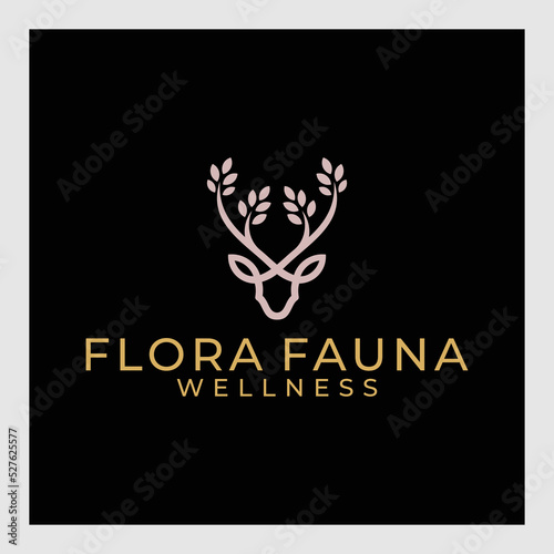 Vector image of world wild life day, flora and fauna day logo, suitable for posters calling for protection of wild nature and forests.