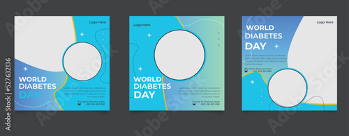 Diabetes day social media post template