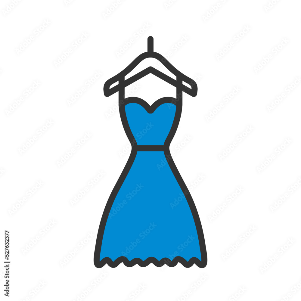 Elegant Dress On Shoulders Icon Elegant Dress On Shoulders Icon