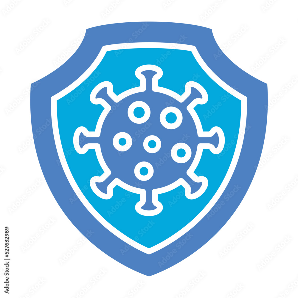 Prevention Glyph Two Color Icon