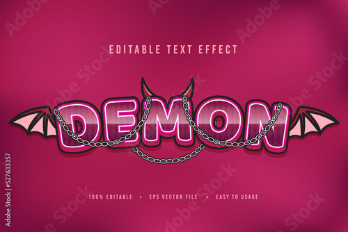 decorative demon Font and Alphabet vector