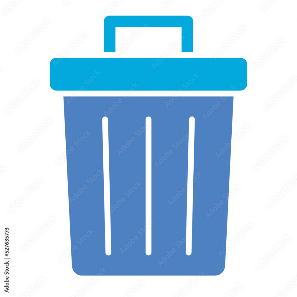 Bin Glyph Two Color Icon Bin Glyph Two Color Icon