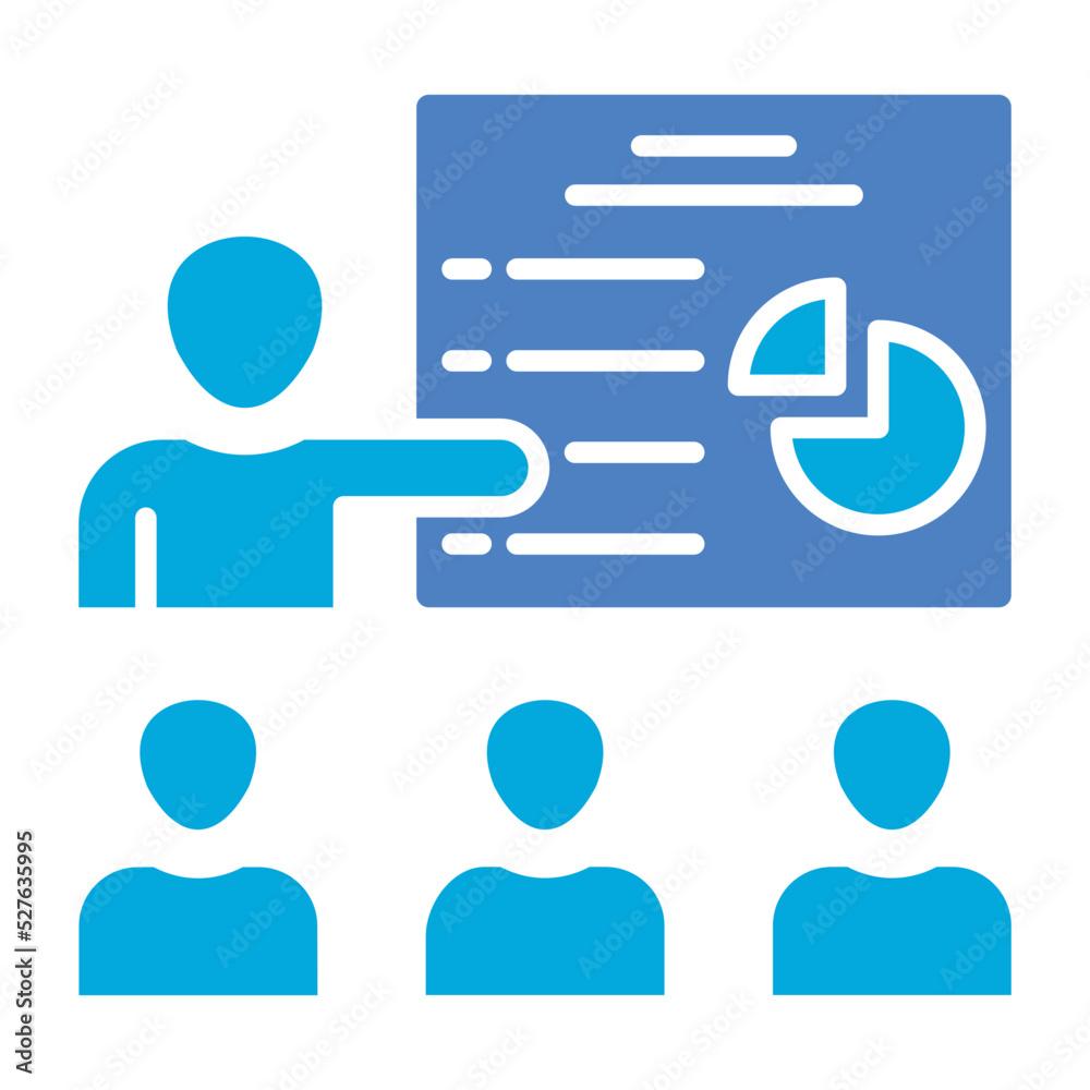 Presentation Glyph Two Color Icon Presentation Glyph Two Color Icon