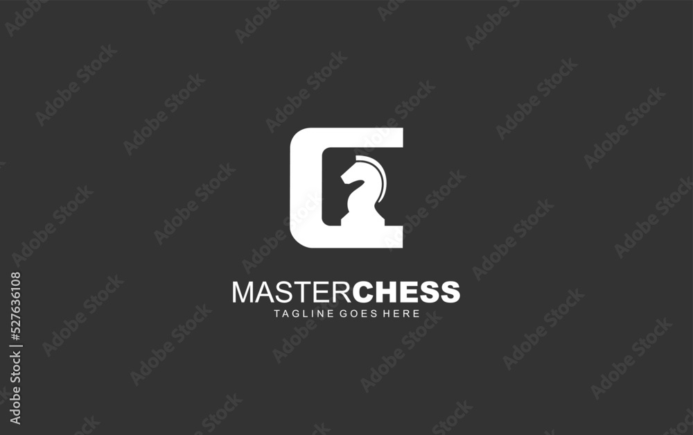 C logo CHESS for branding company. HORSE template vector illustration for your brand. C logo CHESS for branding company. HORSE template vector illustration for your brand.