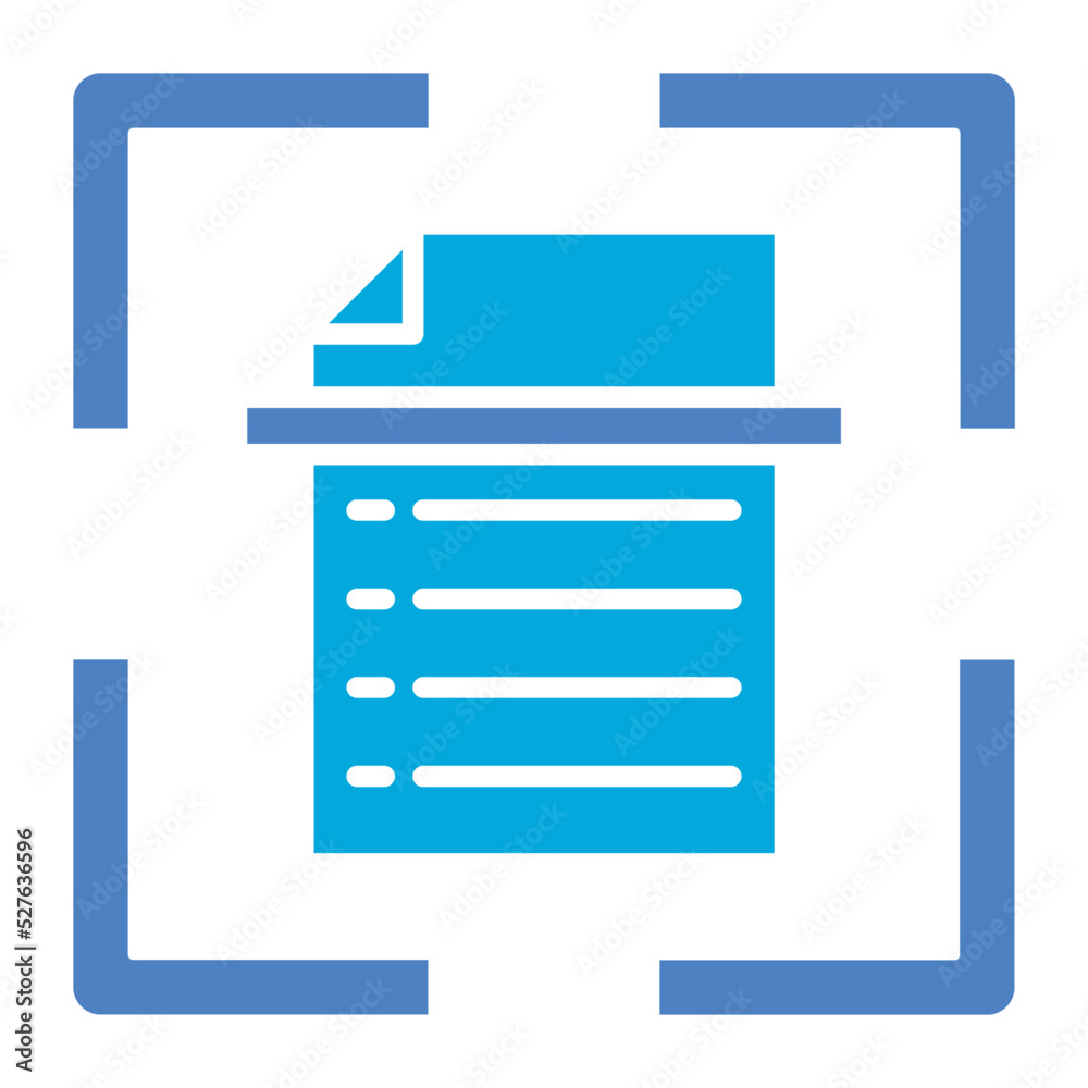 Scan Glyph Two Color Icon Scan Glyph Two Color Icon