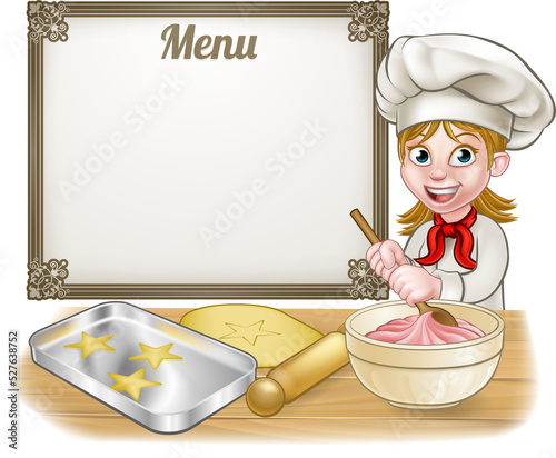 Woman Baker or Pastry Chef ...