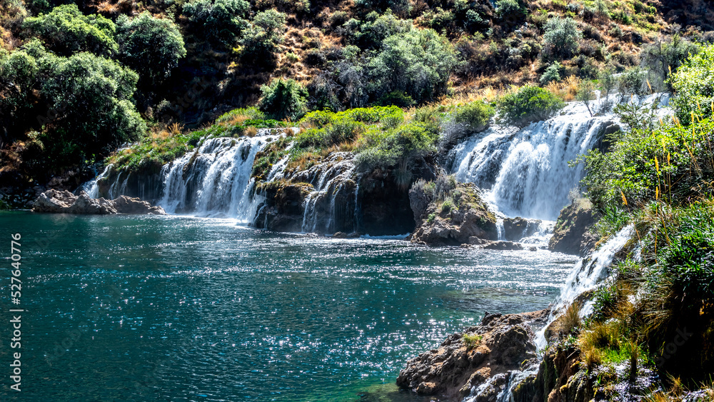 Fototapeta premium waterfall in the mountains