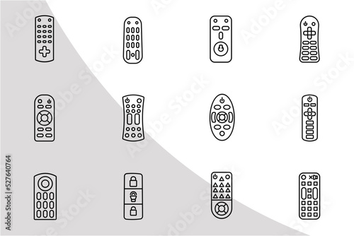 Remote Icons Outline, Remotes Svg, Remote Bundle, Icon Bundle, Roku Remote Svg, Remotes, Remote Control Svg, Svg Cut File,