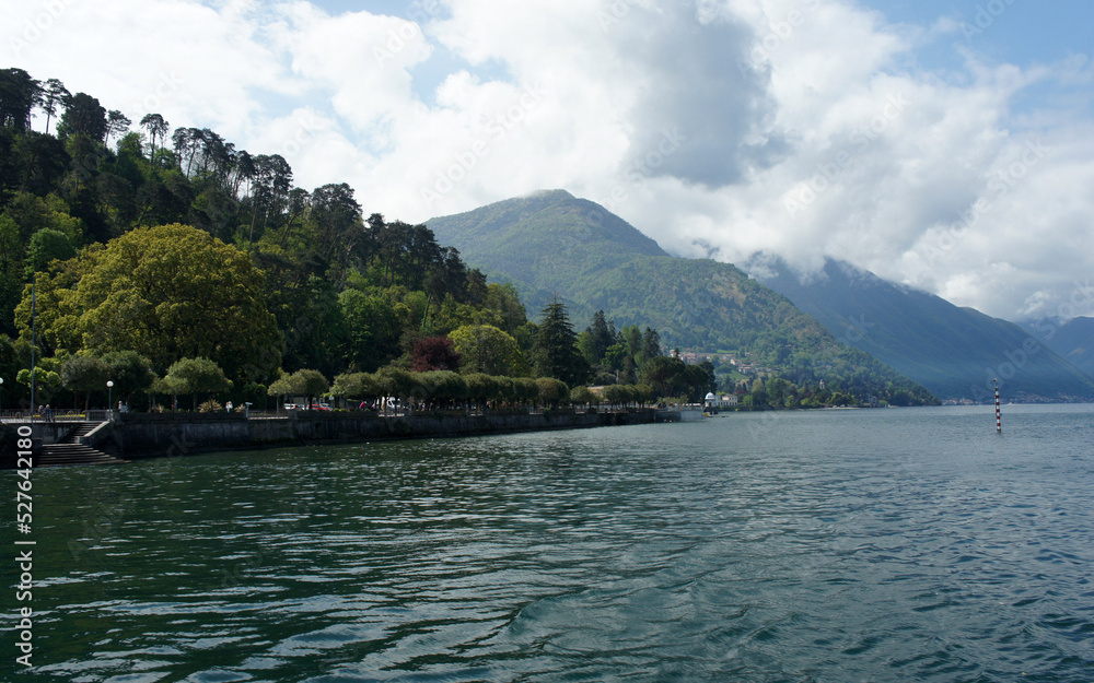 Landscapes of Italy. View of the beautiful Lake Como.