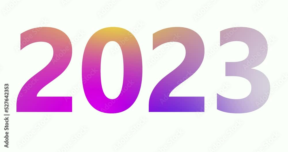2023 animation gradient. New year greeting 2023 animation gradient. New year greeting