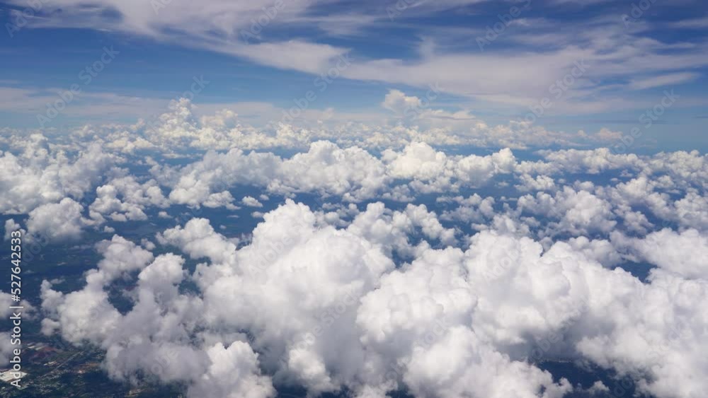Its a Travel Video shot from the airplane window which have beautiful ocean of sea, clouds, waves, beautiful climate and atmosphere Its a Travel Video shot from the airplane window which have beautiful ocean of sea, clouds, waves, beautiful climate and atmosphere
