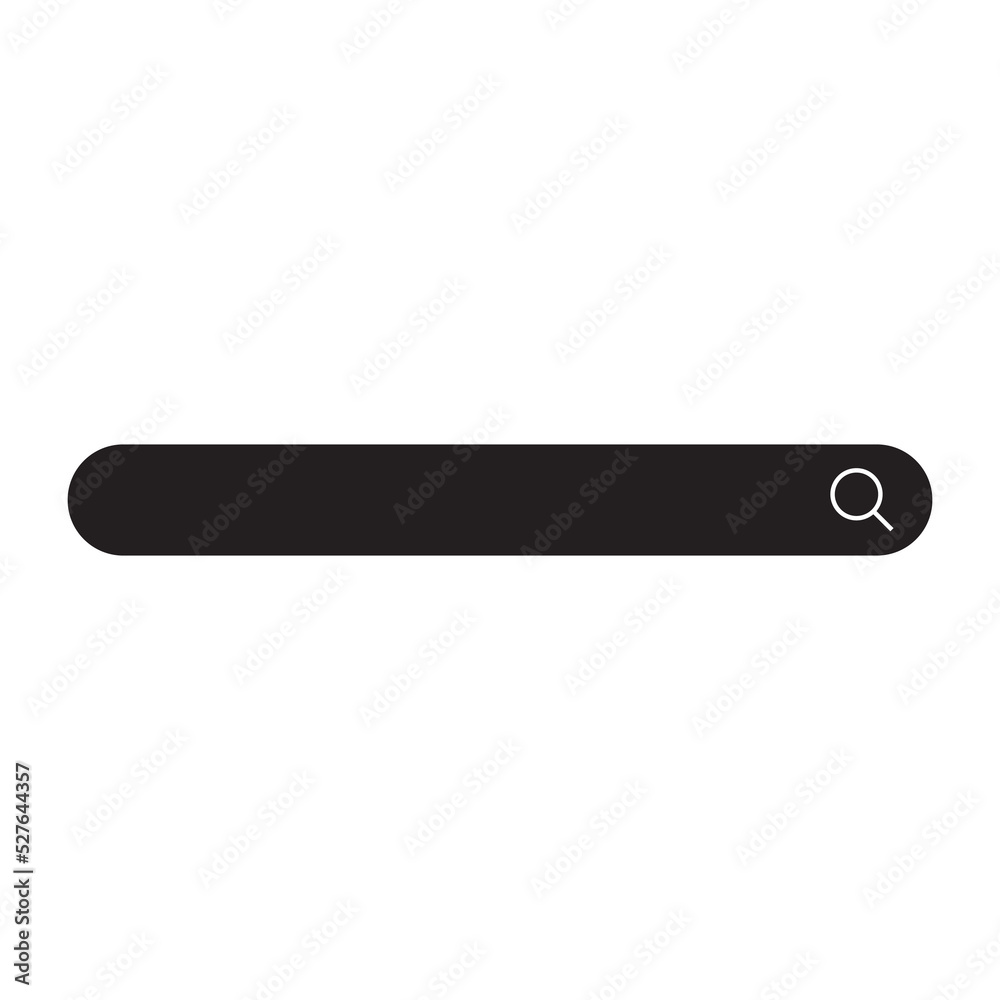 search bar in a simple illustration. elements for web interface design. blank search navigation template search bar in a simple illustration. elements for web interface design. blank search navigation template