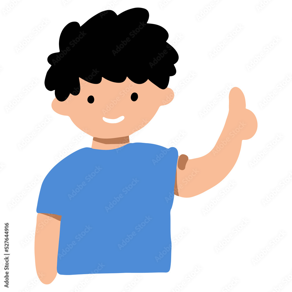 cute portrait cartoon illustration in flat design cute portrait cartoon illustration in flat design