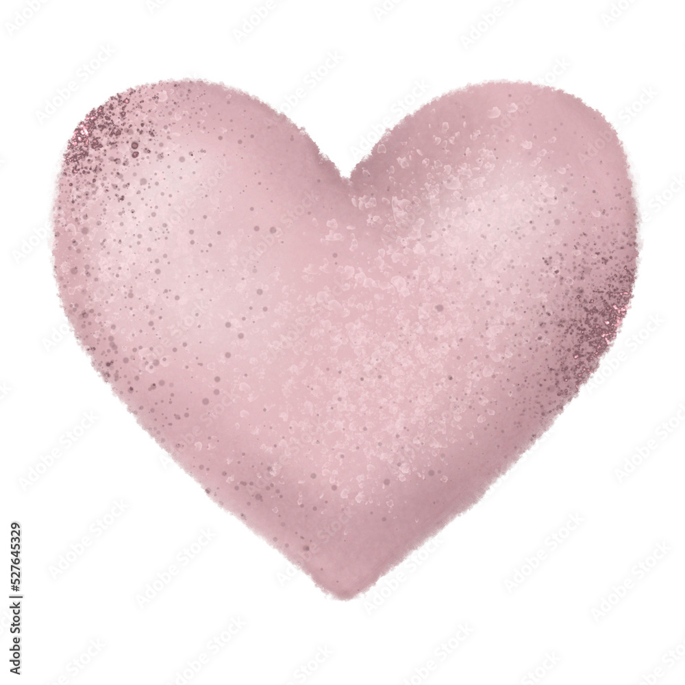 Cartoon cute pink decoration element, hand drawing baby png clipart