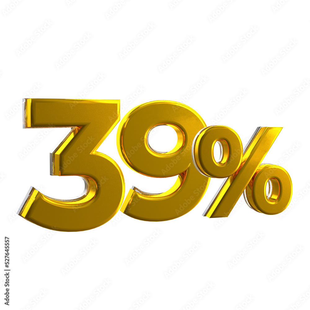 39 Percent Mental Yellow 3D Render 39 Percent Mental Yellow 3D Render