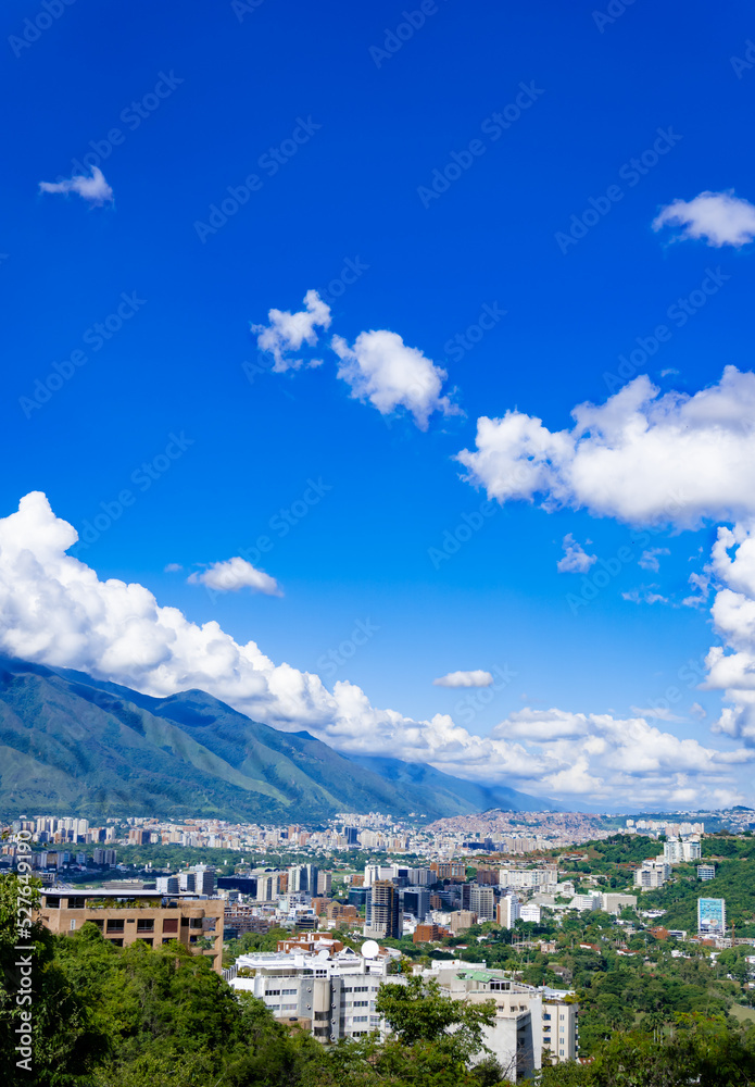 view of the Caracas city