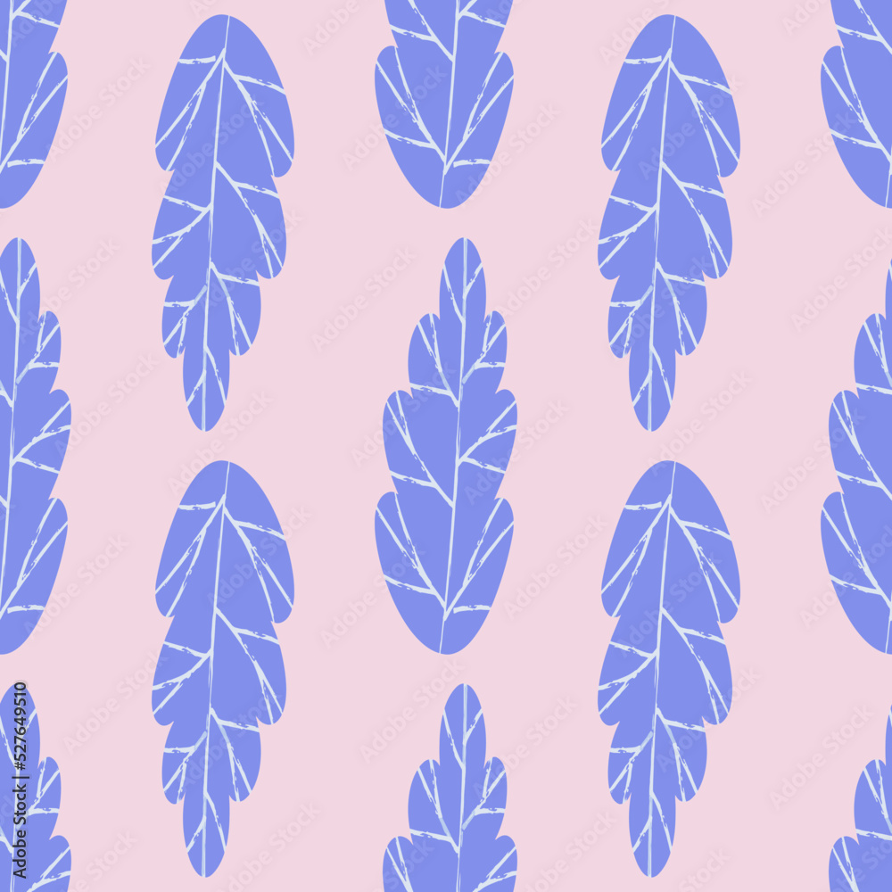 Natural seamless pattern. Delicate colors. Vector simple print.