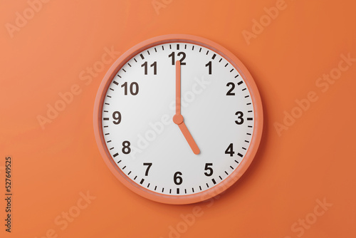 05:00am 05:00pm 05:00h 05:00 17h 17 17:00 am pm countdown - High resolution analog wall clock wallpaper background to count time - Stopwatch timer for cooking or meeting with minutes and hours photo