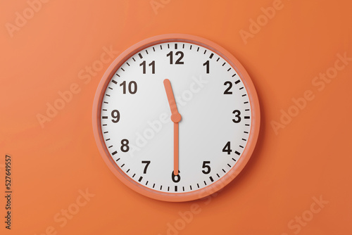 11:30am 11:30pm 11:30h 11:30 11h 11 11:30 am pm countdown - High resolution analog wall clock wallpaper background to count time - Stopwatch timer for cooking or meeting with minutes and hours photo