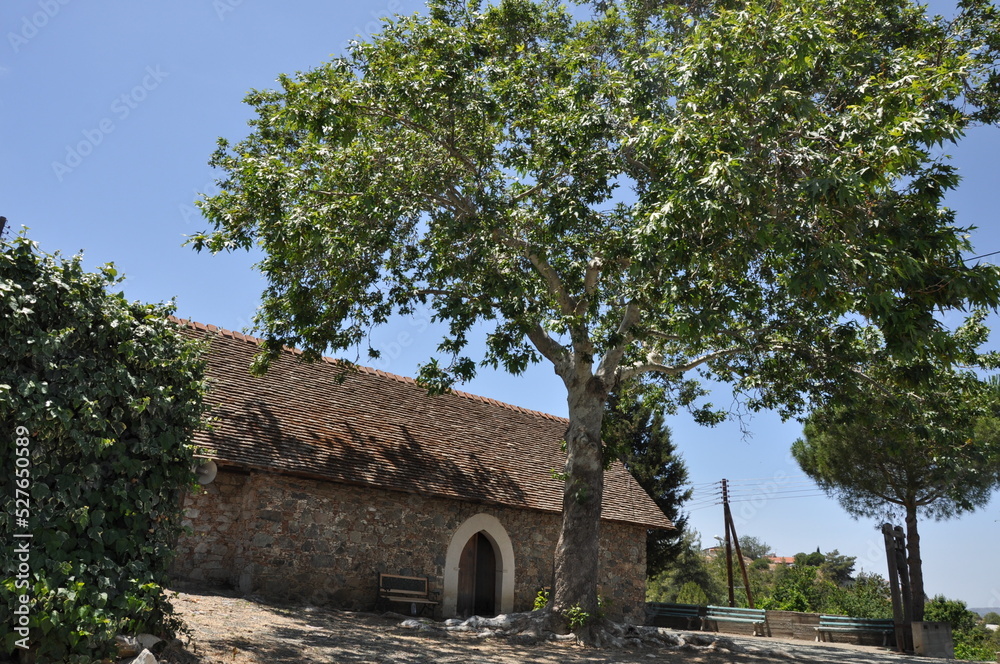 The beautiful village of Louvaras in the province of Limassol, in Cyprus
