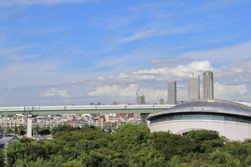 Fototapeta premium 大阪市港区の風景