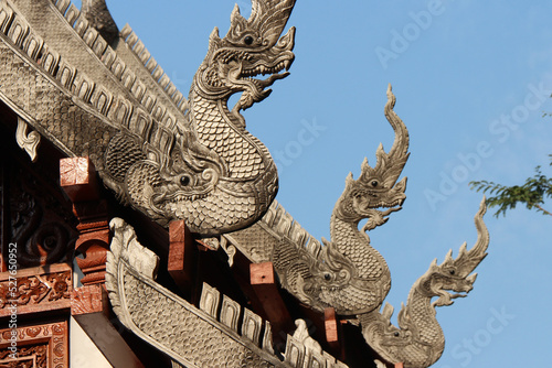 Canvastavla buddhist temple (wat phra that lampang luang) in lampang (thailand)