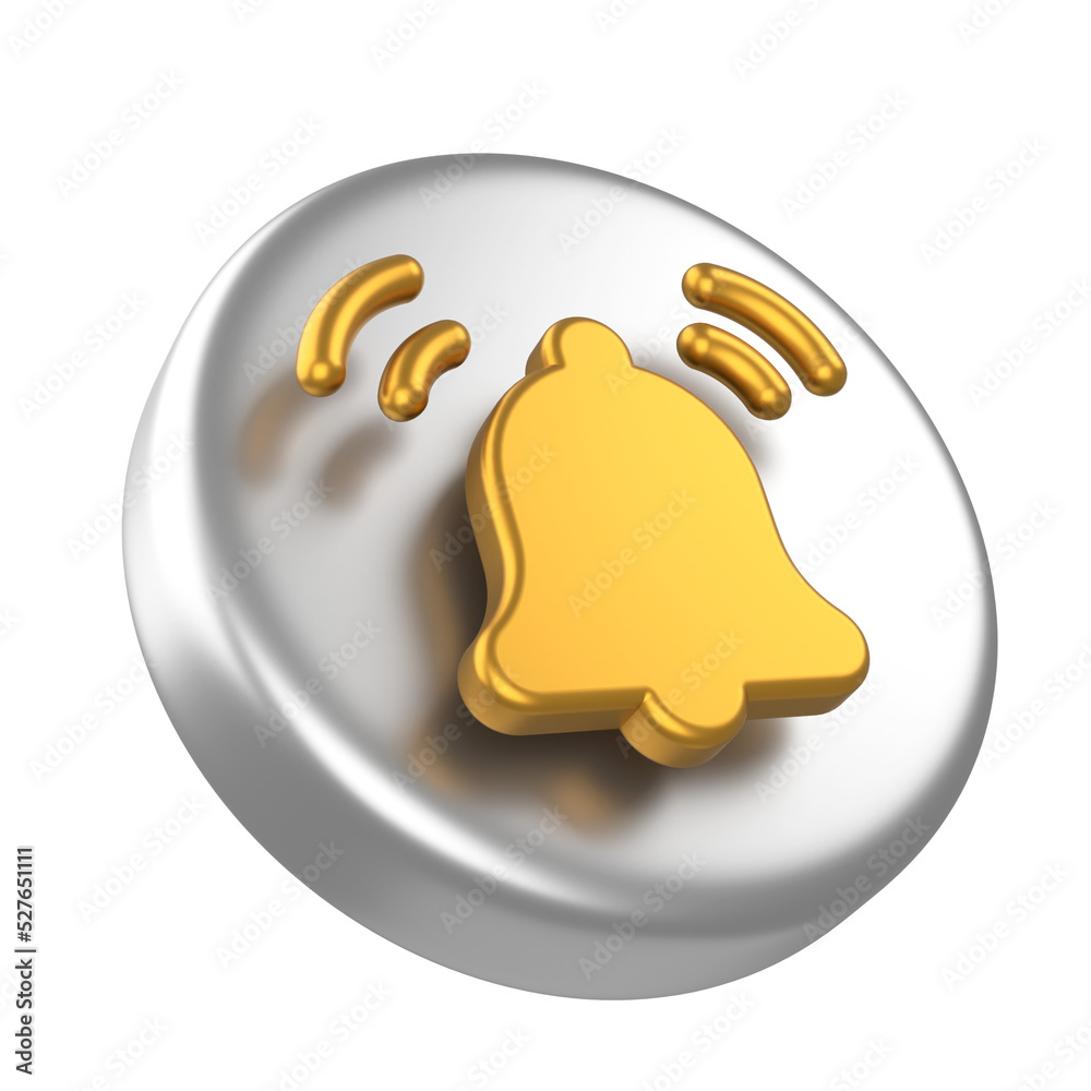 Fototapeta premium 3D subscribe icon. Subscribe button. 3D element.