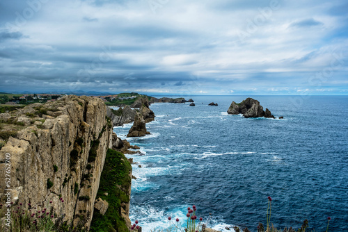 Rocky coastline in Costa Quebrada photo