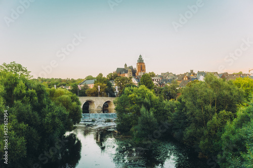 Alte Lahn Brücke mit Blick auf den Dom Wetzlar