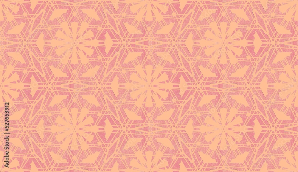 Wallpaper in the style of Baroque. Abstract ethnic pattern.Design for decorating, background, wallpaper, illustration, fabric, clothing, batik, carpet, embroidery.
