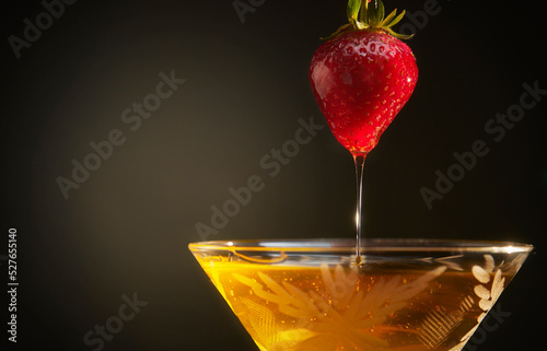 glass of champagne