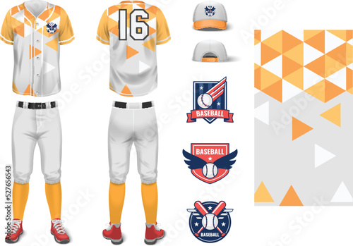 Baseball Uniform Realistic Mockup