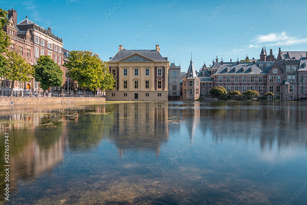 museum Mauritshuis at the Hofvijver in The Hague, Netherlands.