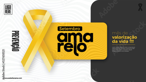 social campaign background design for setembro amarelo