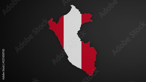Peru Border Map Intro Animation