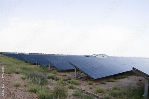 50MW Solar Plant ICR room in Rajasthan, India © komal