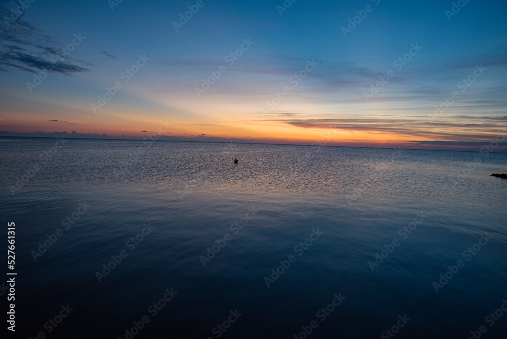 Outer Banks Sunset over the ocean, OBX Rodanthe, North Carolina
