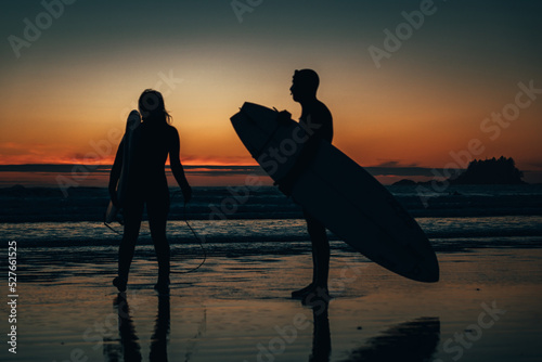 Canvas Print Guy surfing