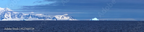 Wallpaper Mural Panorama of snow covered mountains at Portal Point in Antarctica Torontodigital.ca