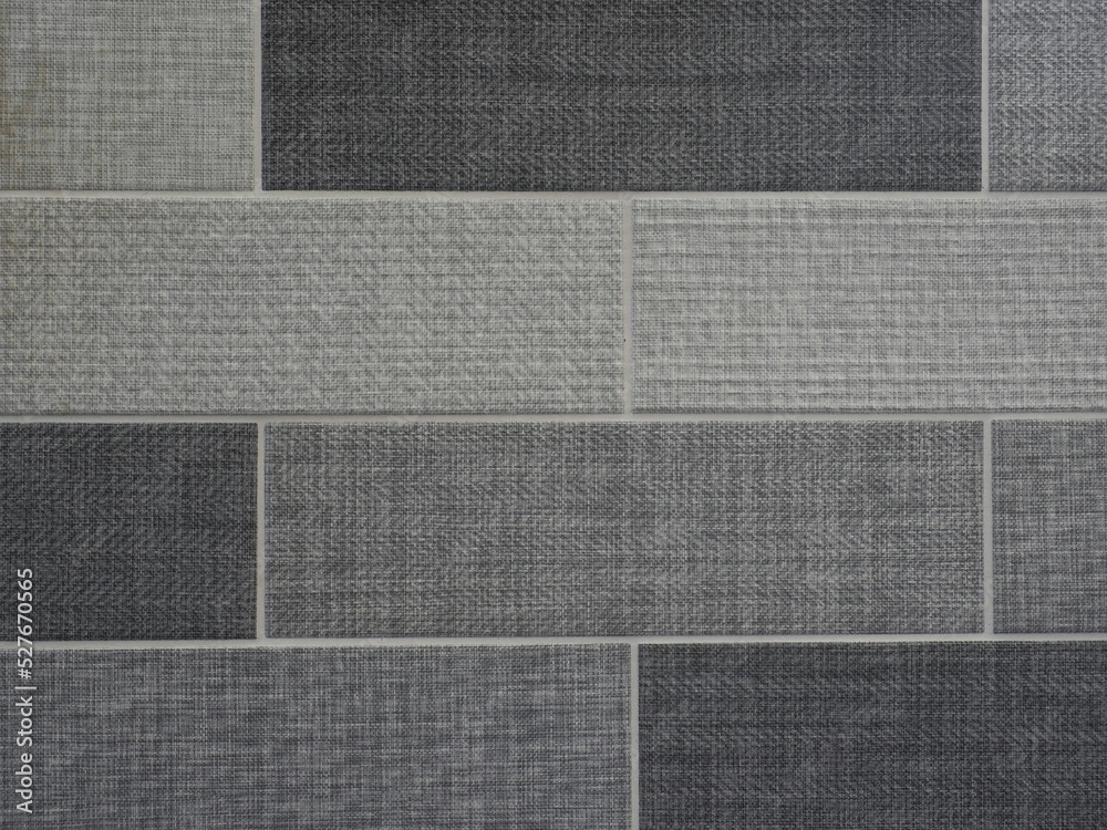 Fototapeta premium Multicoloured tile texture on wall 